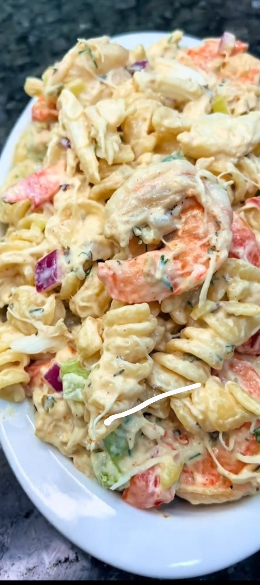Pasta Crab & Shrimp Salad